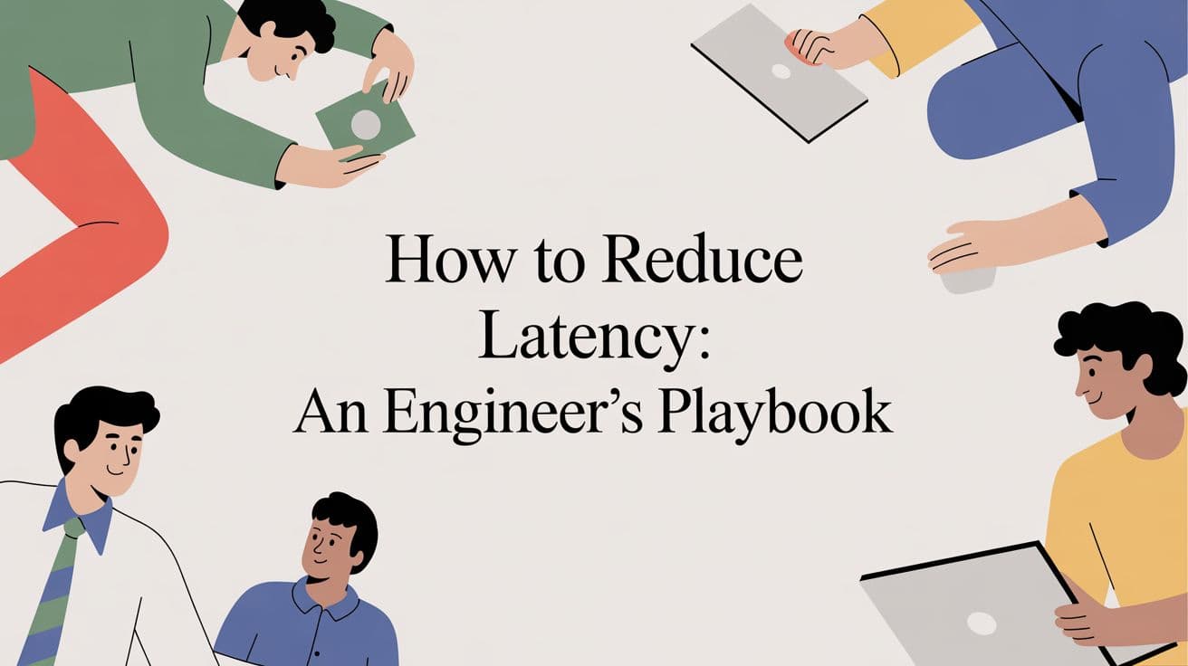 How to Reduce Latency: An Engineer's Playbook